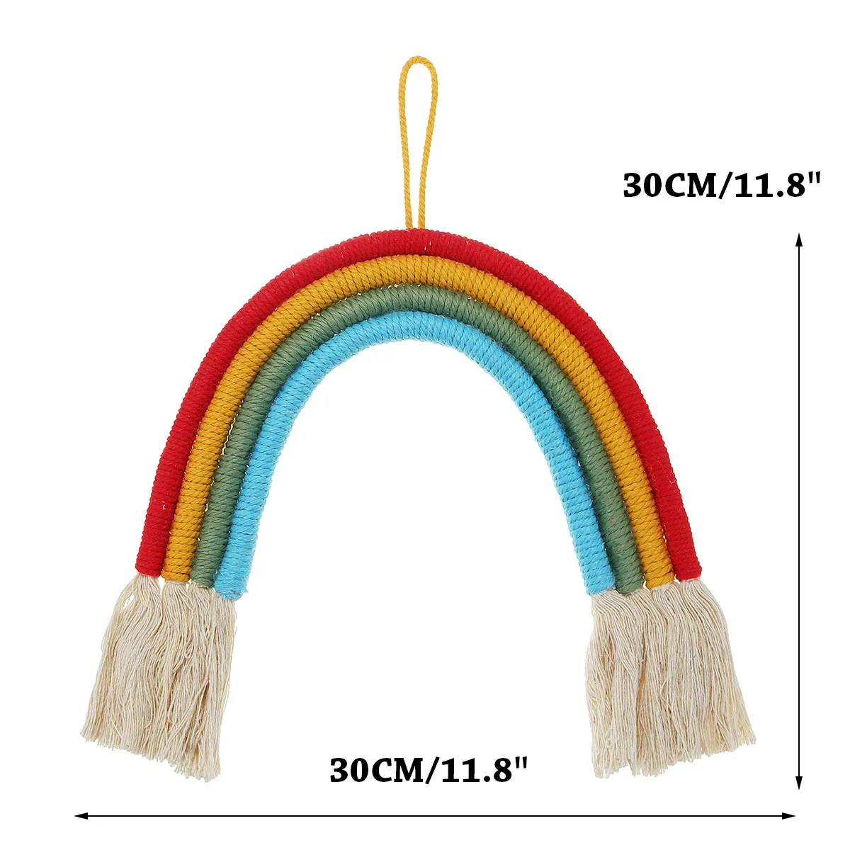 New Home Decoration Rainbow Handmade Weaving Ornament Nordic Simple Kid Room Wall Decoration dreaming Hanger