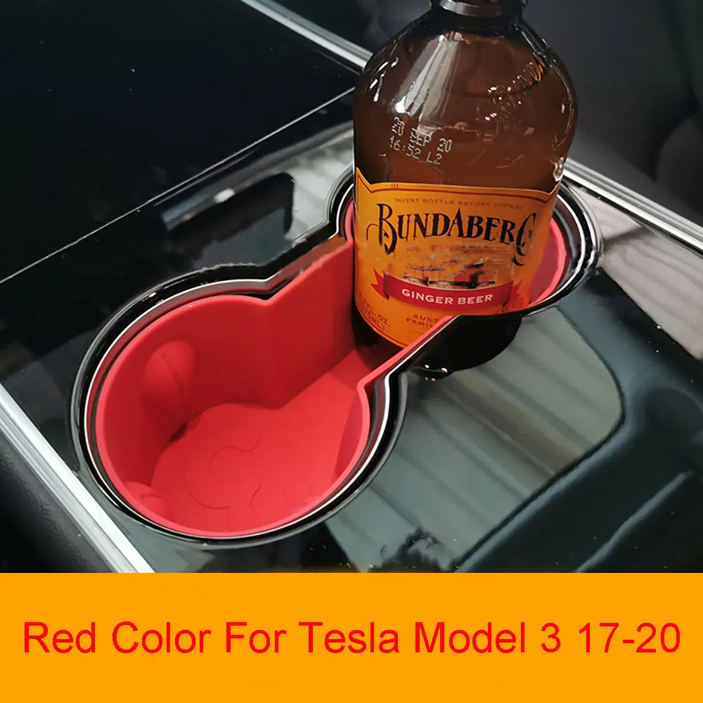

Держатель для напитков Tesla Model 3 17-22 с двумя отверстиями, черный, синий, серый, красный