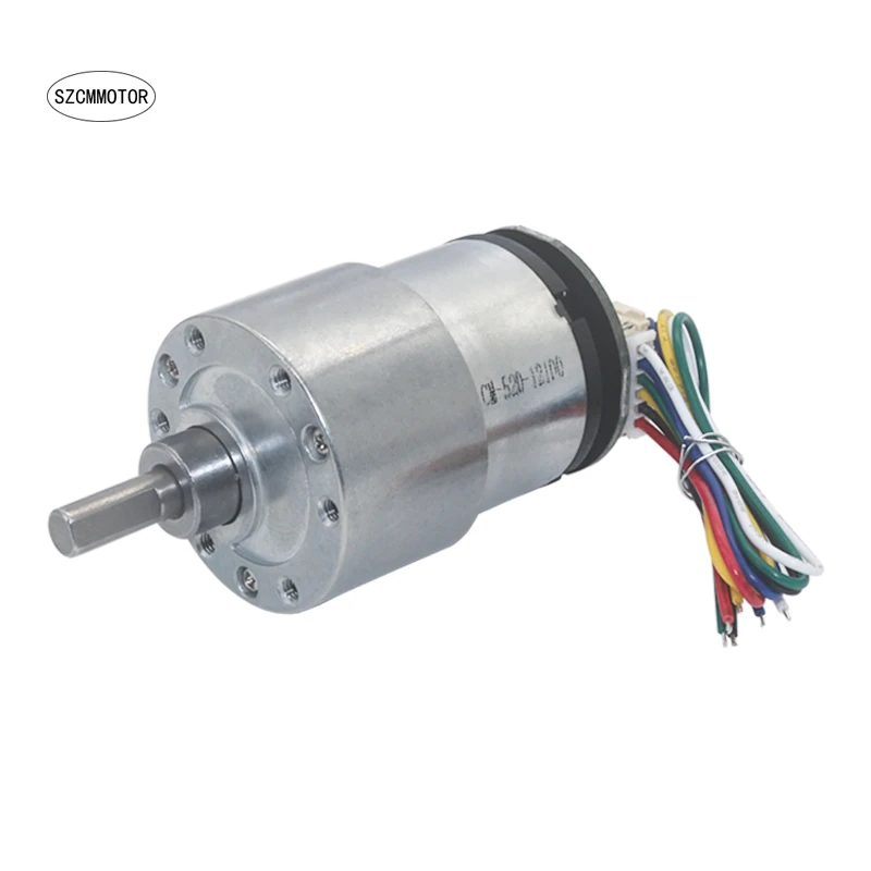 

Metal Gearmotor 37D mm with 11 PPR Encoder Gear Motor Ce & RoHS certification