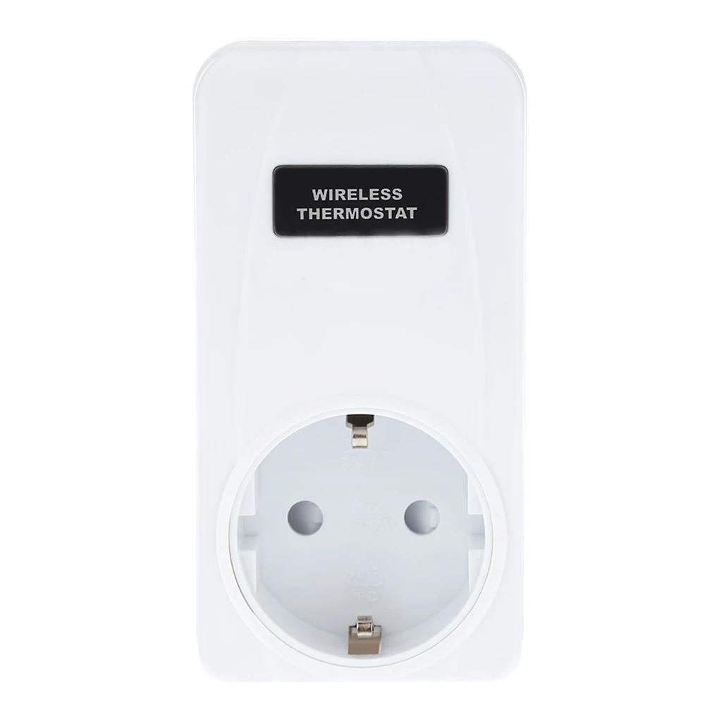 ЕС Plug Беспроводной RF ЖК-термостат с удаленным управлением домашний пол комнаты слухи и температура охлаждения контроллер
