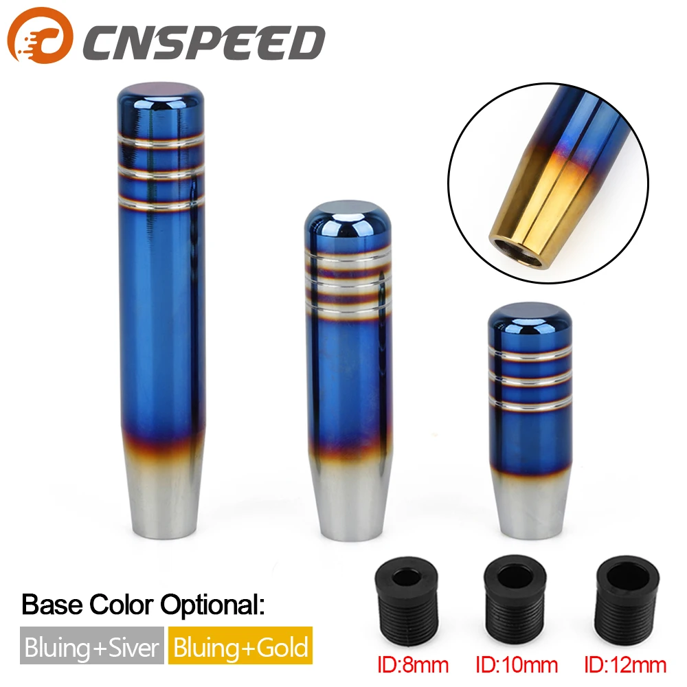 Для универсальной машины Jdm Burnt Blue style 9 см 13 см 17,5 см Алюминиевая ручка переключения передач рычаг переключения