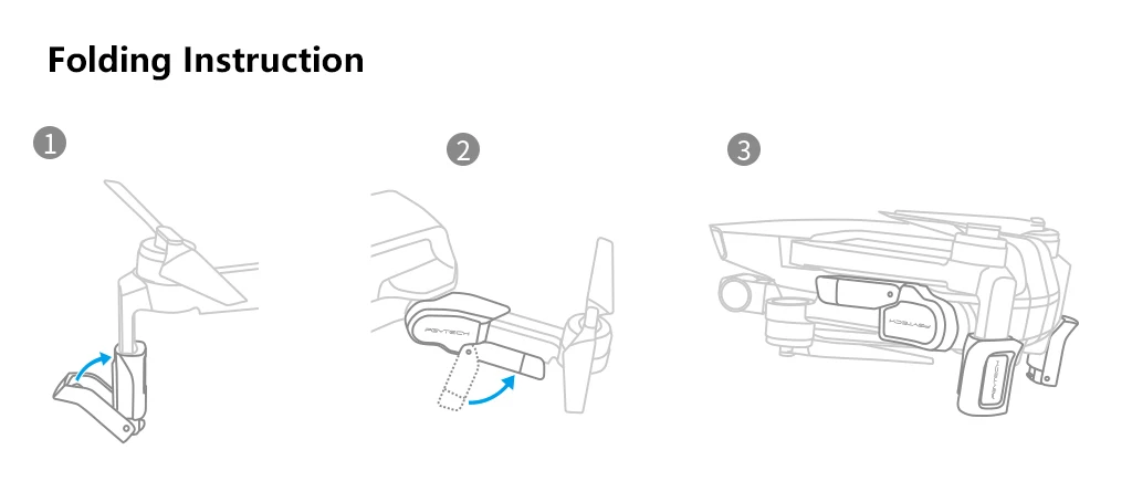 4 шт. PGYTECH шасси DJI Mavic мини расширение ног Поддержка протектор расширения для DJI Mavic мини Дрон аксессуары