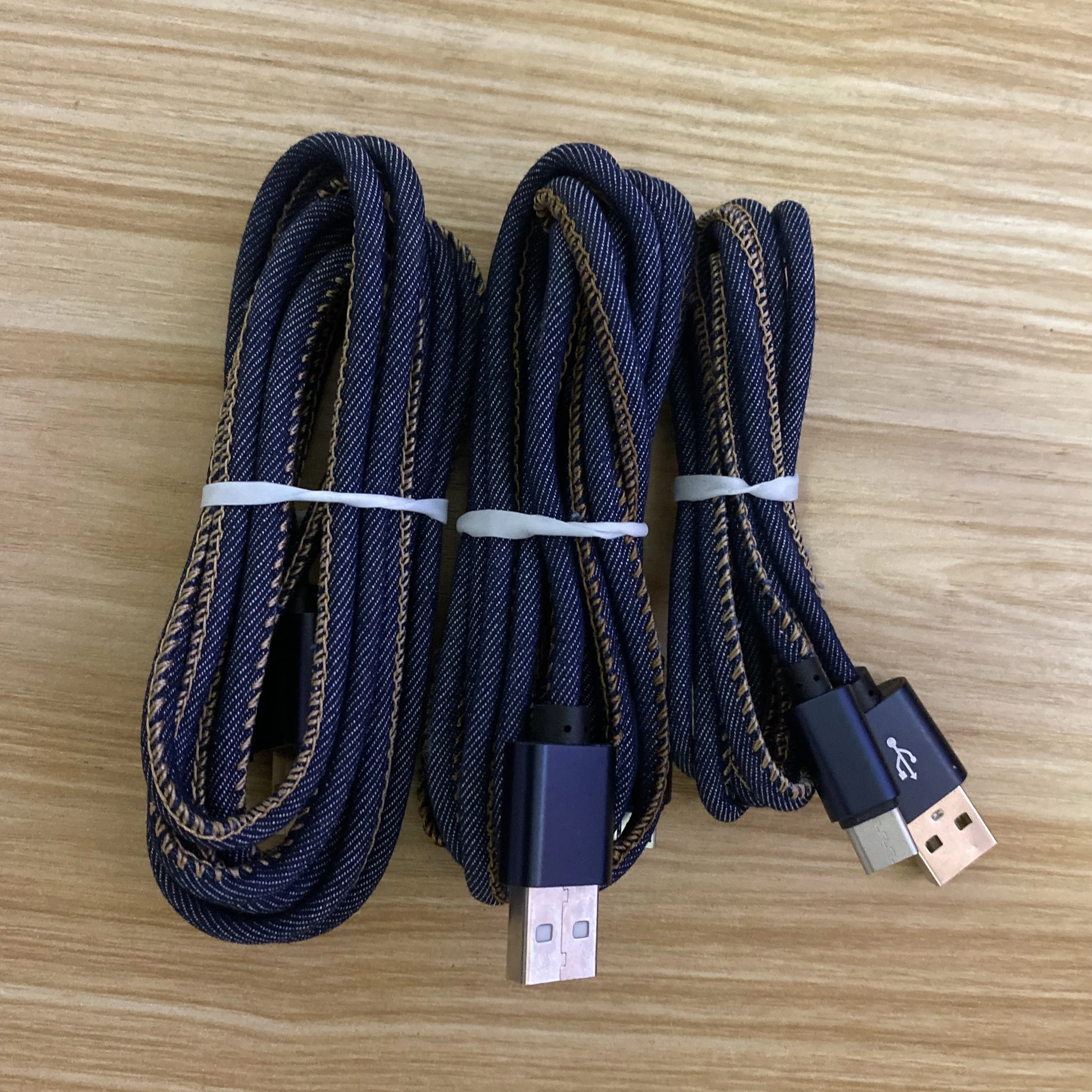 200 шт 25 см 1 м 2 джинсовый Плетеный micro usb кабель дата шнур для Sumsung galaxy s7 s6 s4 lg |