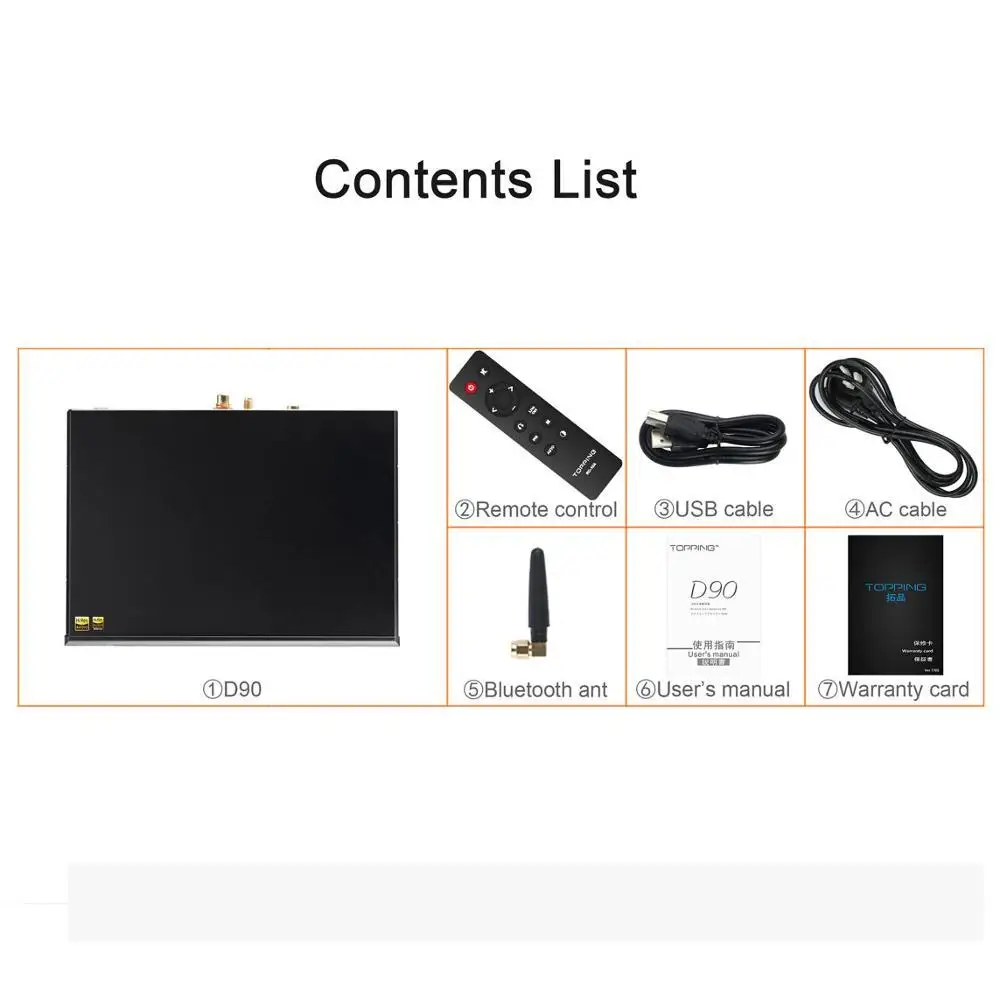 Hi Fi плеер TOPPING D90 MQA декодер AK4499 USB DAC Bluetooth 5 0 DSD512 CAR8675 LDAC|Цифро-аналоговые