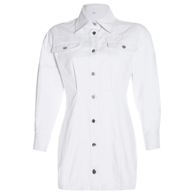 Vestido Camisa Jeans Branco: Estilo e Conforto para a Primavera