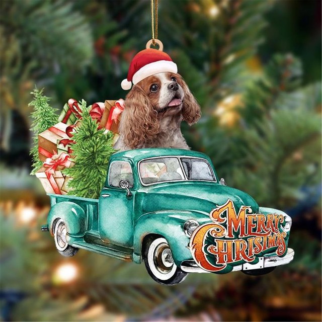 Dog Christmas Tree Pendant Santa Christmas Decorations For Tree Christmas New Year Home Decor Елочные Игрушки На Елку