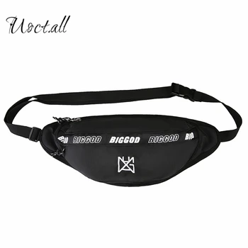 

Men's Waist Bag Female Tide Brand Street Trend European And American Sports Outdoor Bag Tide Models Mobile Phone Bag Chest Bag