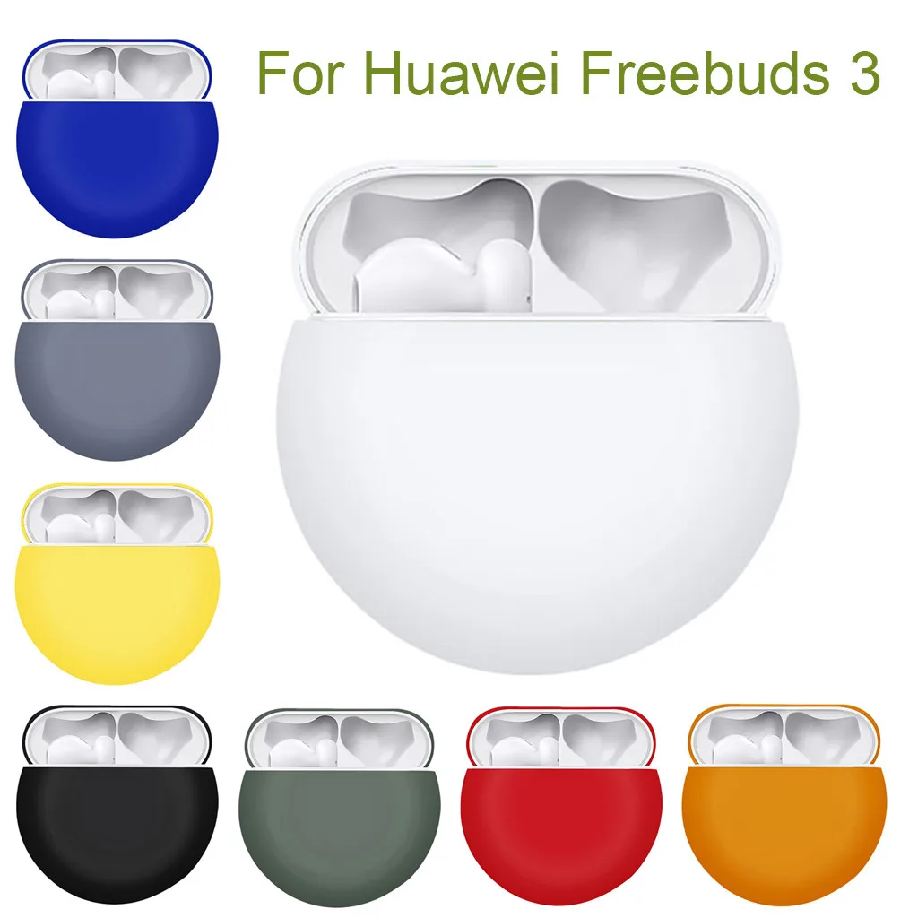 Для huawei Freebuds 3 зарядный чехол силиконовый защитный кожаный чехол bluetooth гарнитура Freebuds3 защитная оболочка#1121