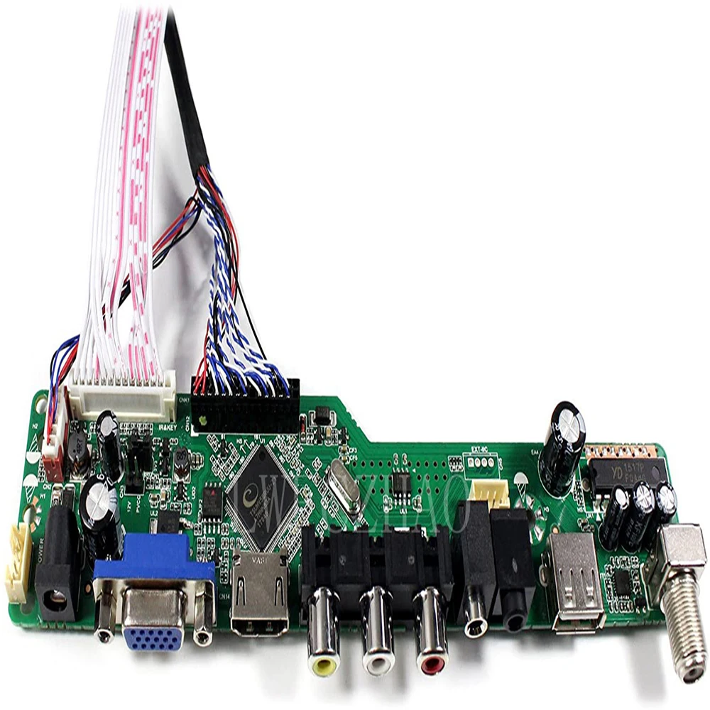 LTN156AT24-T01 For LCD LED screen Controller Board Driver TV+HDMI+VGA+AV+USB Kit