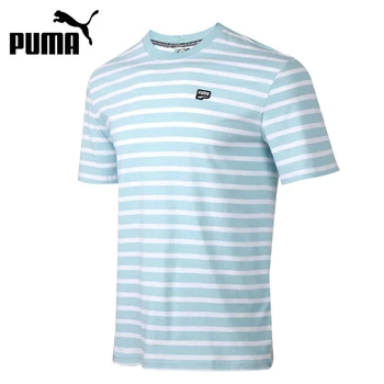 

Original New Arrival PUMA Downtown Striped Tee Men's T-shirts short sleeve Sportswear