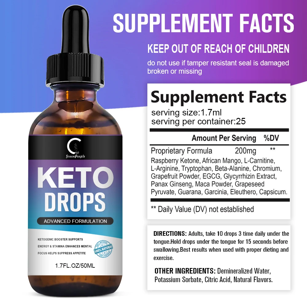 Important Facts about Keto Drops Oil Weight Loss Supplement