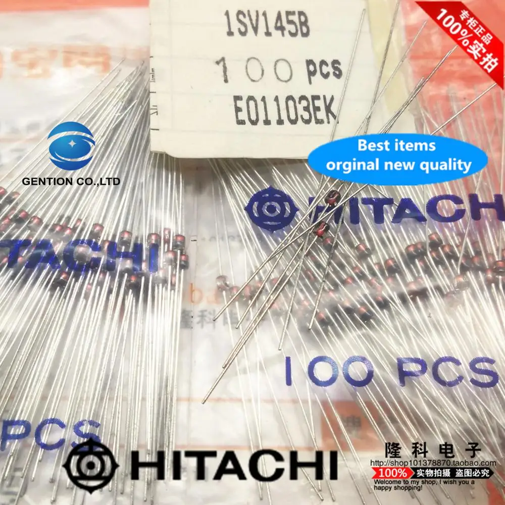 

10 шт. 100% Новый оригинальный 1SV145B высокочастотный УВЧ варатор диод VHF AFC 34V DO-34 импорт ISV145