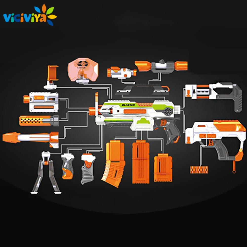 Compatible Modified Part Front Tube Sighting Device for Nerf Elite Series fit for kids toy gun (5)