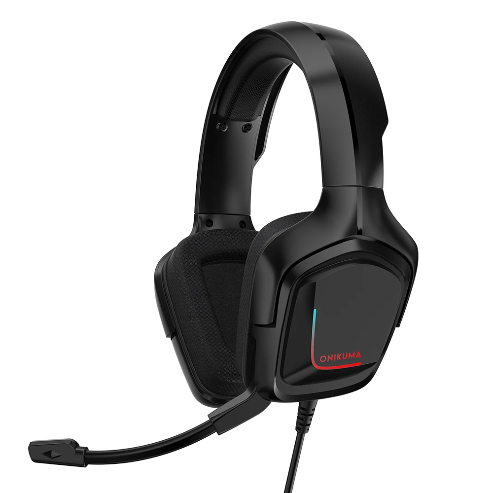 RGB светодиодный Stereo-4D глубокий бас Игровые наушники гарнитура с микрофоном для xbox