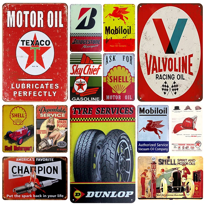 

Motor Oil Plaque Metal Vintage Tin Sign Pin Up Shabby Chic Decor Metal Signs Vintage Bar Decoration Metal Poster Pub Metal Plate