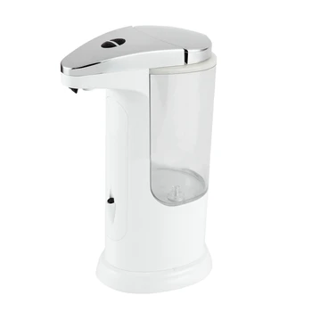 

Touchless Soap Dispenser, 370Ml Automatic Liquid Dispenser with 3 Adjustable Dispensing Volume, Ip65 Waterproof, Anti-Leakage, T