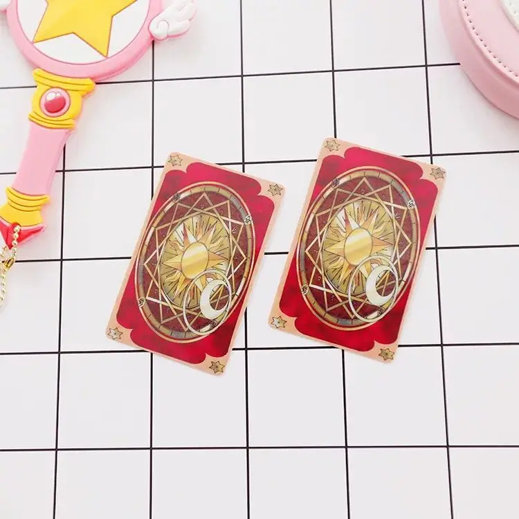 Cardcaptor Магия сакуры карты девушки ying ka стикер s Clow карты еды стикеры COS аниме-атрибутика в настоящее время доступен