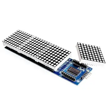 

1PCS MAX7219 Dot Matrix Module For Microcontroller 5P LED One In with MAX7219 8x8 Line display 4 Red matrix Display W0S4