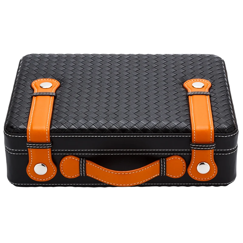 

LUBINSKI Humidor Cigar Case Mat Tote Style Snow Pine Cigar Box Outdoor Travel Portable Cigar Humidor Tool For Cohiba Cigars
