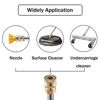 Pressure Washer Metal Wand Tips Water Spray Lance Spear Quick Jet Tips 1/4  Quick-Connect Electric Washer Nozzle Extension Rod 4