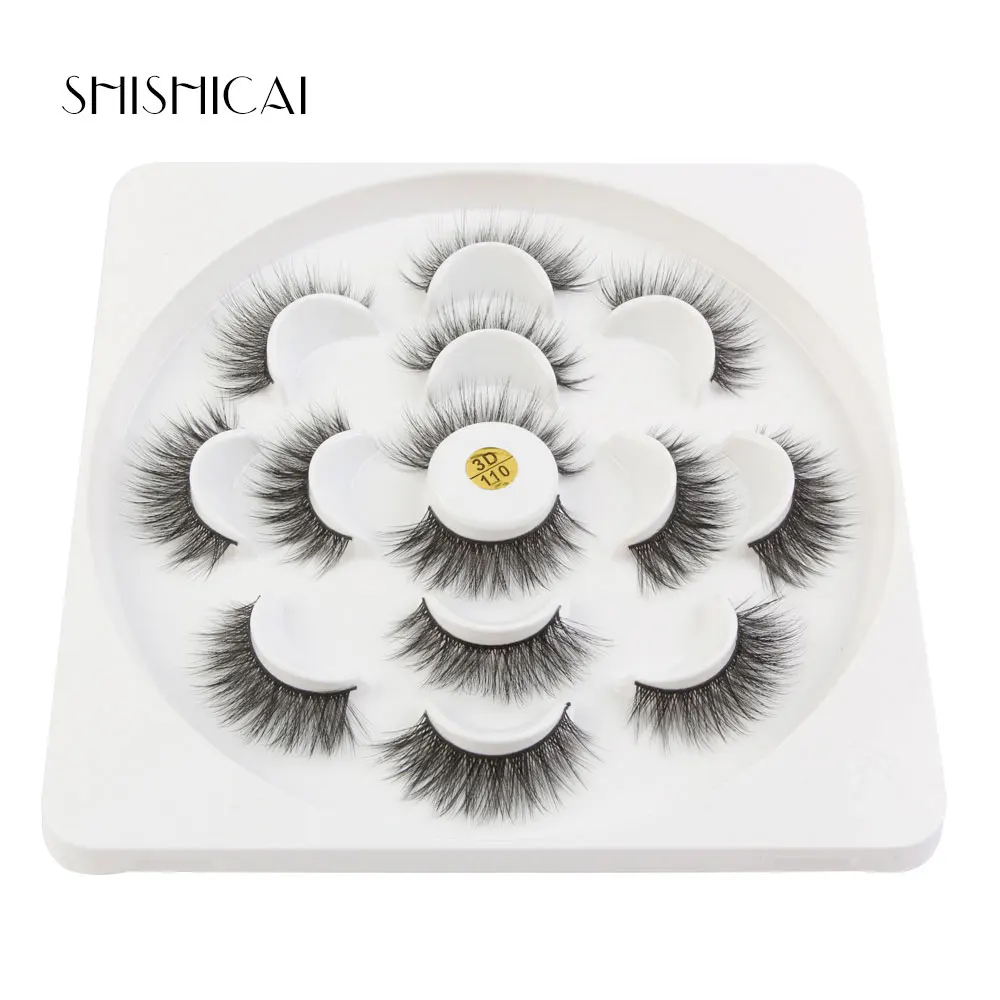 

3/5/7 Pairs 3D Mink Eyelashes Natural Long False Eyelashes Dramatic Volume Fake Lashes Makeup Extension Mink Lashes Maquillage