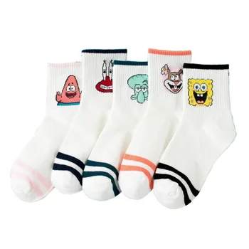 

Fashion Cartoon Character Cute Short Socks Women Harajuku Cute Patterend Ankle Socks Hipster Skatebord Ankle Funny Socks Female