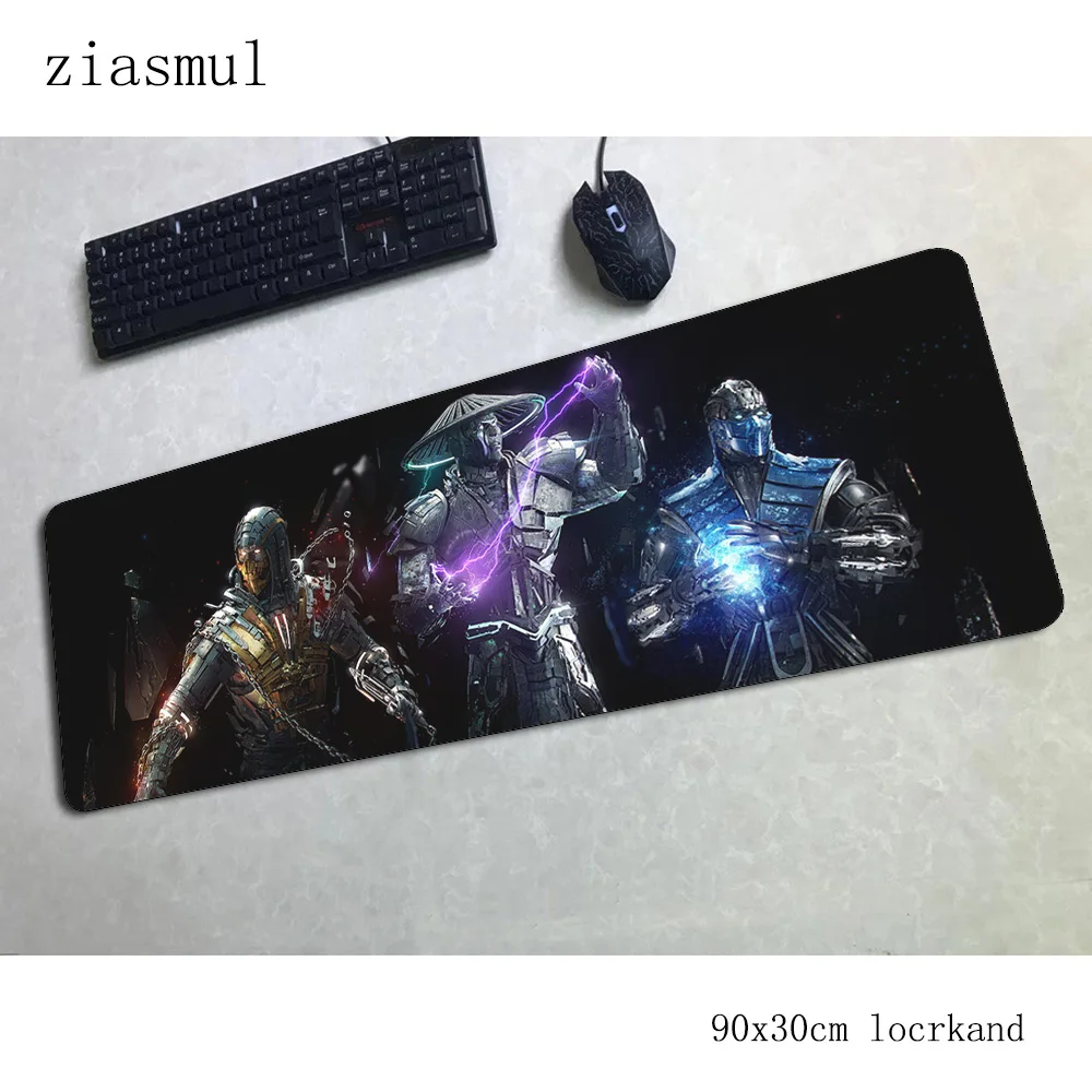 Mmoral kombat коврик для мыши 90x30 см компьютерный коврик для мыши лучший padmouse большой восхитительный Коврик Для Мыши Эргономичный гаджет офисные настольные коврики