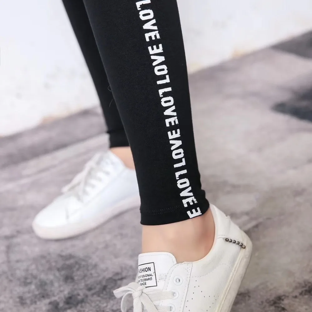 Spring new Korean leggings women wear high waist versatile thin feet nine pants slim straight pencil pants casual women leggings