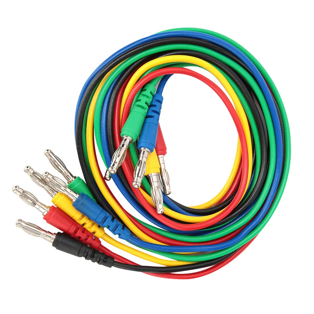 

P1043 4mm Banana Plug Test Line Injection Molded Male To Male Multimeter Wire Cable Banana Plug Male To Male Test Line