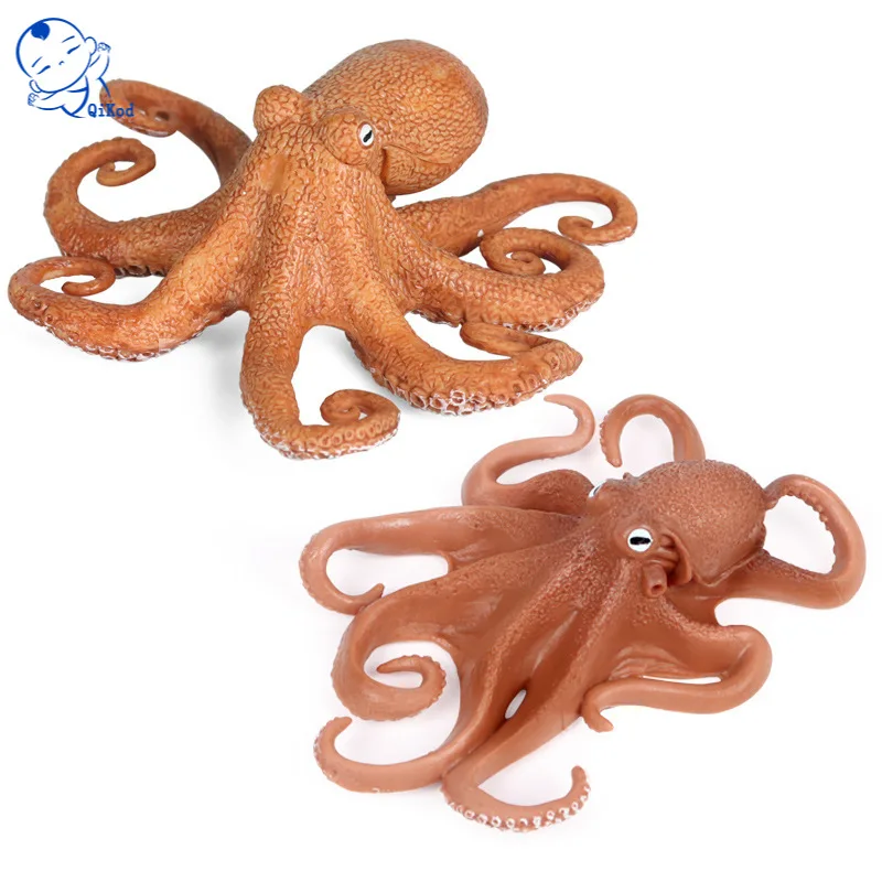 Новая модель морских животных Игрушечная пластиковый осьминог кальмар игрушка