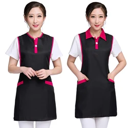 Beautician Work Clothes Sleeveless Apron Adjustable Beauty Salon Working Apron Makeup Spa Hotel Uniforms