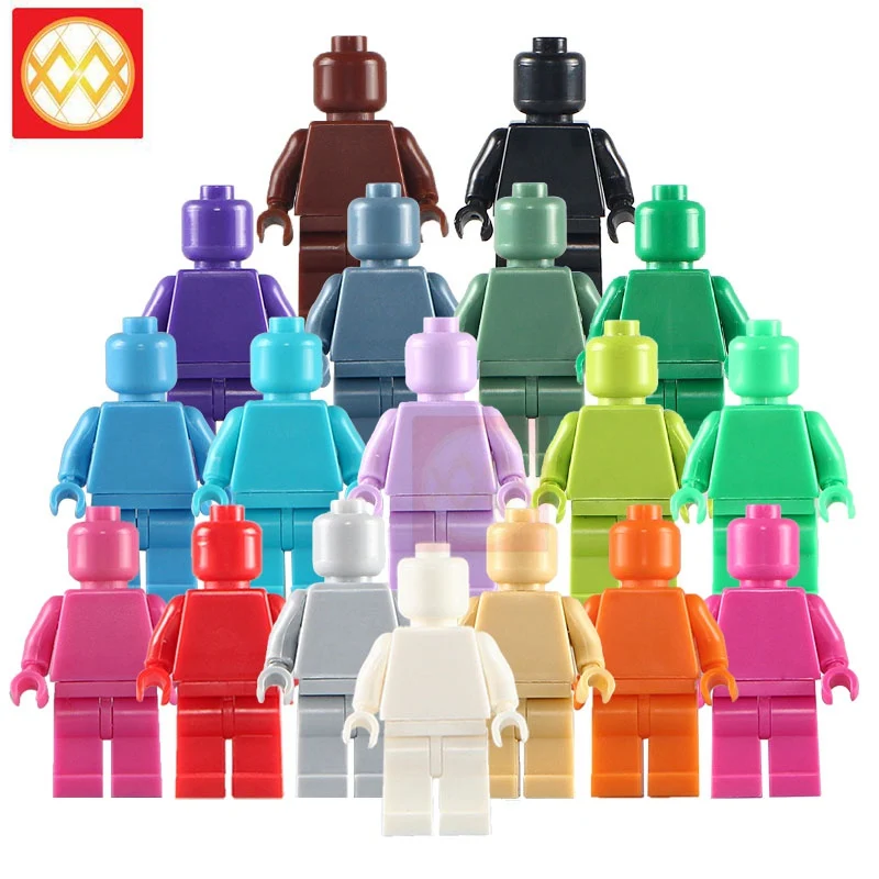 

Single Blank Unprinted Pure Color Mini Bricks Building Blocks Custom Design MOC Educational DIY Paniting Toys for Kids Gift