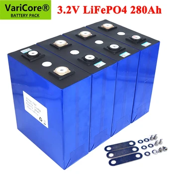 شراء4 قطعة VariCore 3.2 فولت 280Ah Lifepo4 بطاريات لتقوم بها بنفسك 12 فولت 24 فولت بطارية قابلة للشحن حزمة ل سيارة كهربائية RV نظام تخزين الطاقة الشمسية
