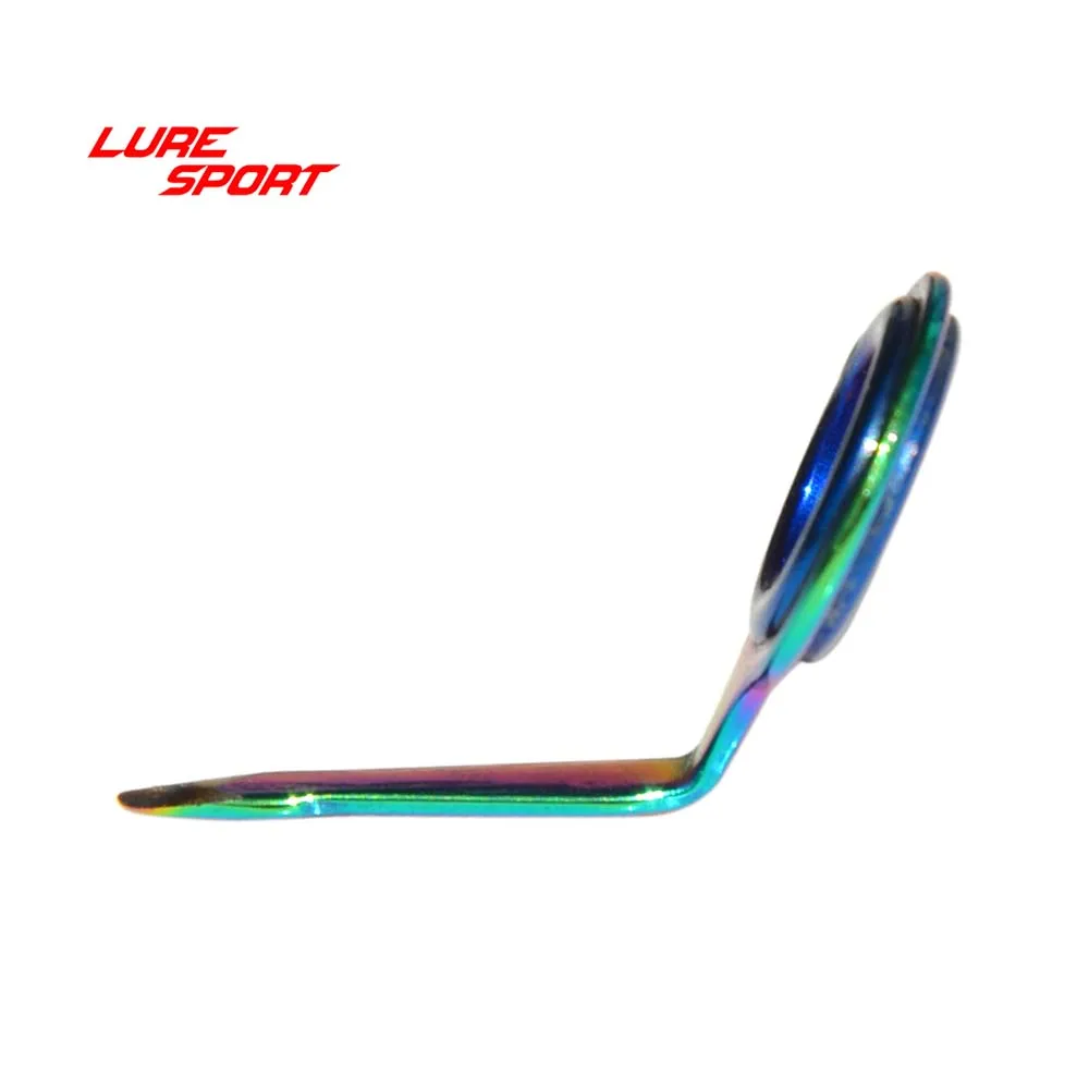 LureSport Радужная рамка синее кольцо MK мини микро направляющая Чувствительная Удочка строительный компонент ремонт DIY аксессуар