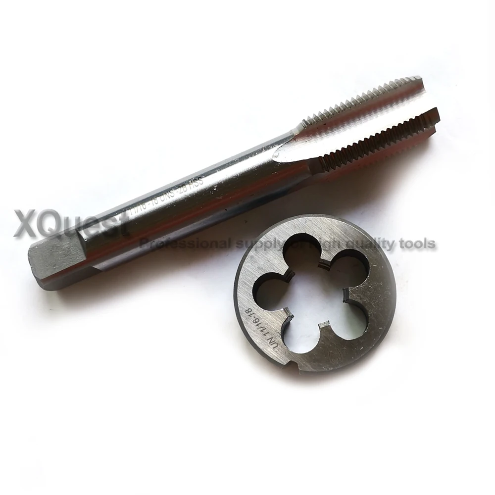 ASZLBYM 13/1620 HSS Tap and Die Set，UNEF Machine Thread Tap and UNEF