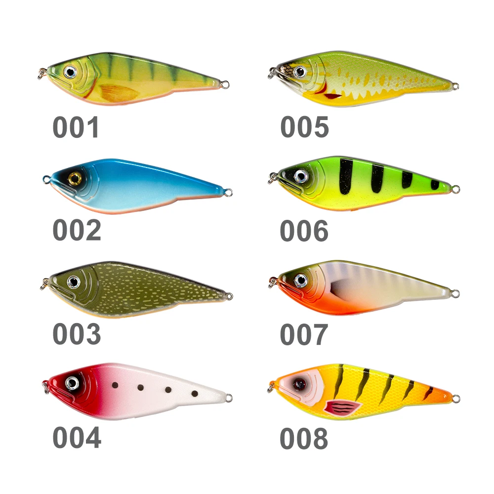 Hunthouse muskies Jerkbait Pike Fishing Lure Jerk VIB Musky Baits Slow Sinking wobblers for pike Pesca Leurre jerkbaits
