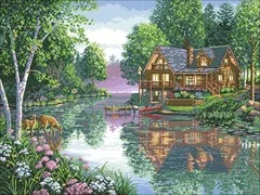 

NN YIXIAO Counted Cross Stitch Kit Cross stitch RS cotton with cross stitch Haejbgqs DIM35183