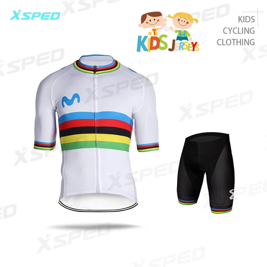 Профессиональная командная одежда, детская одежда для велоспорта, Майо, Ropa Ciclismo, Детский комплект Джерси, дорожный велосипед, короткий рукав, MTB, Униформа, Триатлон - Цвет: Normal Cycling Sets