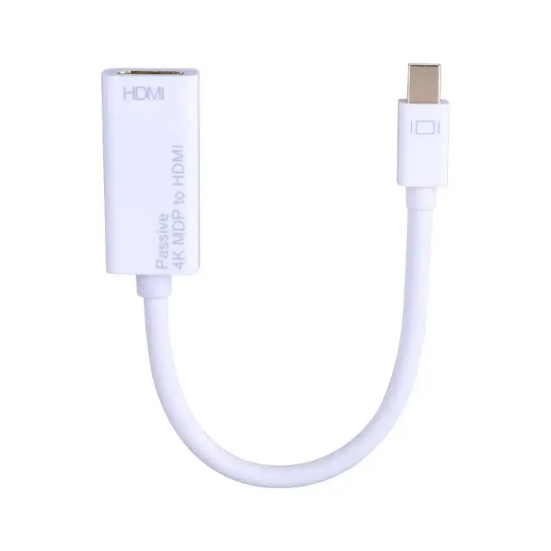 Создание Mini DP к HDMI AV HDTV штекер к гнездовой адаптер для ПК Mac Book Imac 4K Mini Displayport к HDMI адаптер Активный Кабель