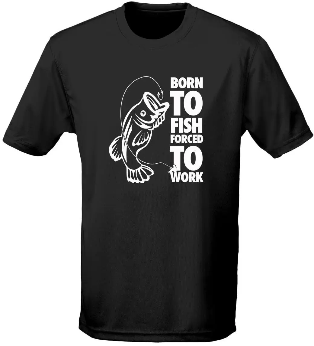 Born To Fish carting Мужская футболка 10 цветов (S-3XL) от swagwear мультяшная Футболка Унисекс