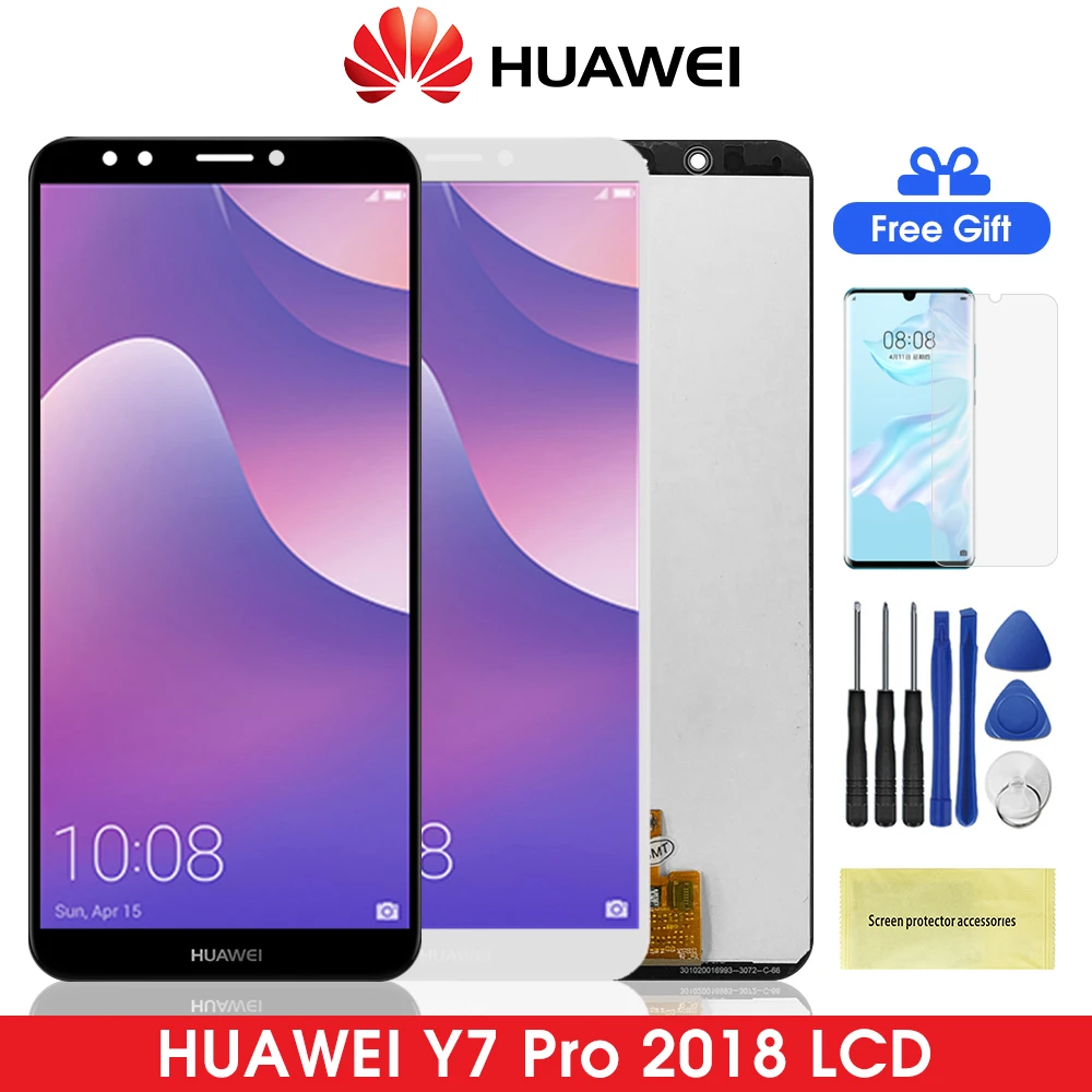 ЖК-дисплей Y7 Prime 2018 для HUAWEI с сенсорным экраном Huawei Pro LND L22 LX2 L21 L23 LX1 L29 | Мобильные