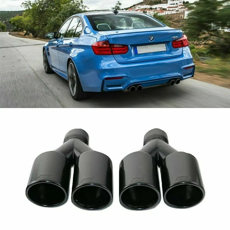 Double 2 exhaust outlets BMW 3 Series F30 F31 Pack M