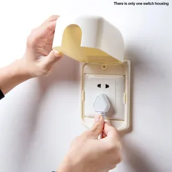 Couvercle de commutateur léger pour enfants, équipement électrique à prise unique, Protection universelle Anti choc électrique solide 
