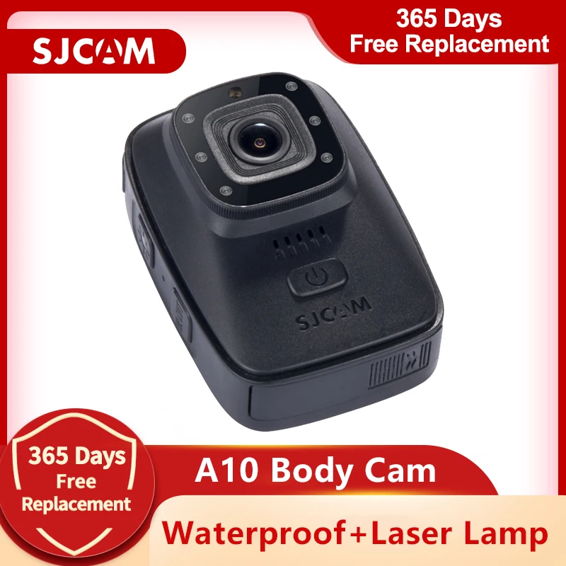 SJCAM A10 камера для тела портативная правоохранительных органов носимая IR-Cut B/W