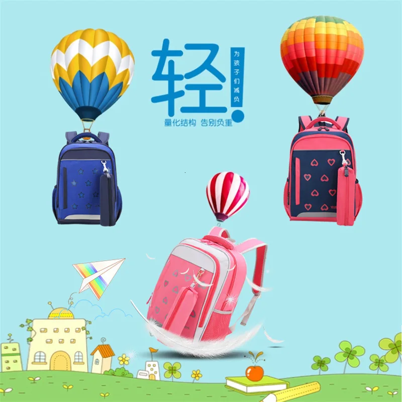 High Quality Nylon Children School Bags For Girls Boys waterproof School Backpacks Kids Backpack Mochilas Infantil Bolsa Escolar