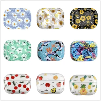 

Earphone Case for Airpods Pro Case Luxury Marble Cute Hard Flower Cover for Apple Air Pods Pro 3 Headphone Accessories Keychain