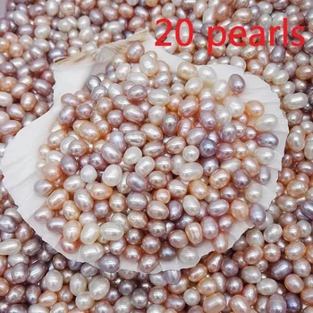 

40 pcs Love Best Wishes Pearl Mussel Pearl Oyster Drop Pearl Pendant Gift DIY Pearl Decorations Vacuum Packaging Supries Gift