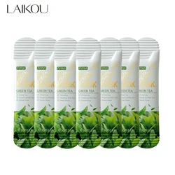 Intensive Hydration & Repair Night Facial Mask Set - 7-Piece Skin Nourishment Collection (Green tea)