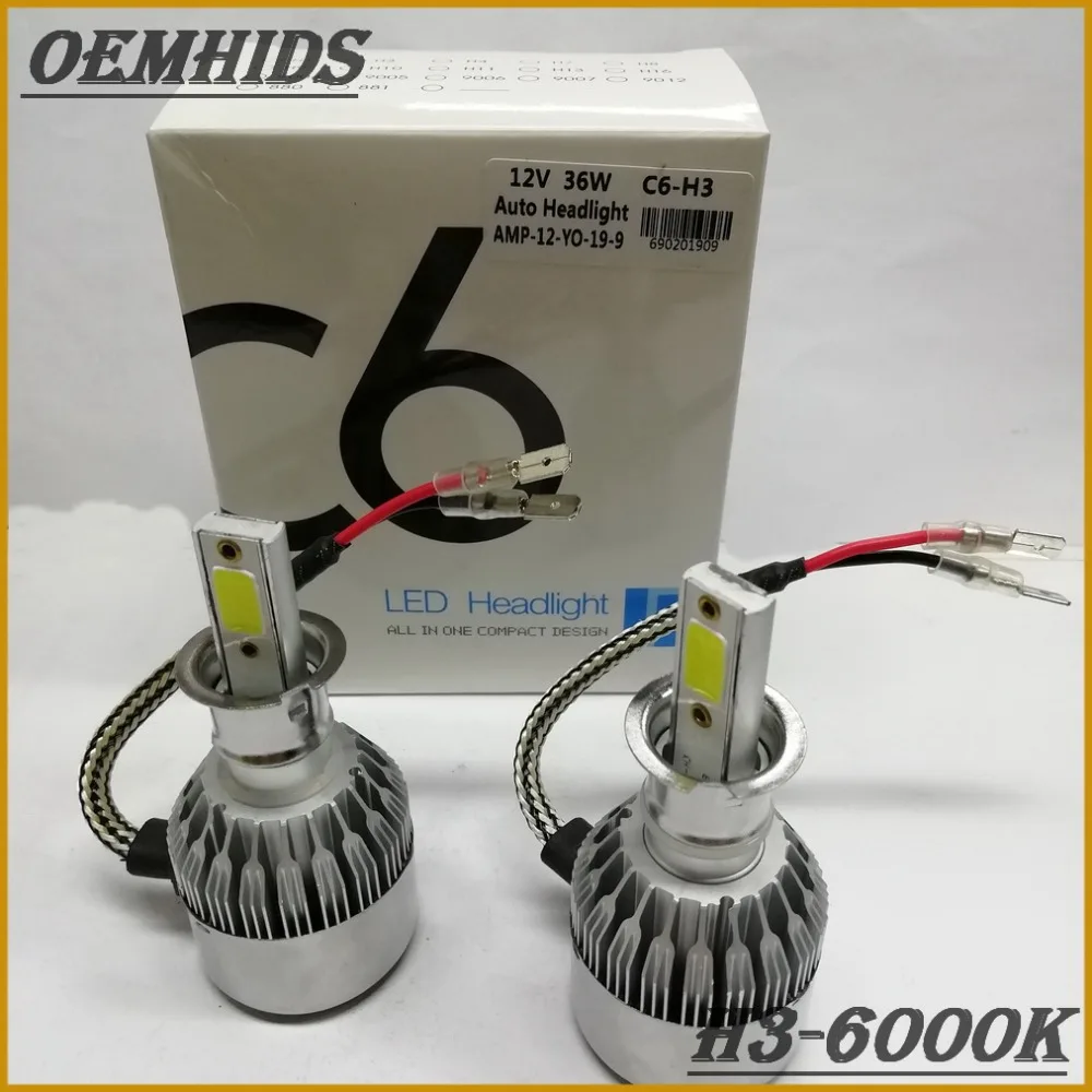 C6 LED H3 35W 6000W