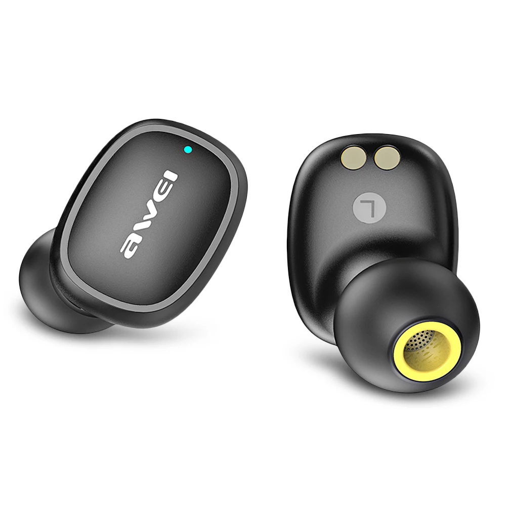 Новые Наушники AWEI T13 Bluetooth 5,0, Беспроводные водонепроницаемые сенсорные мини наушники, Hi-Fi стерео звук, гарнитура